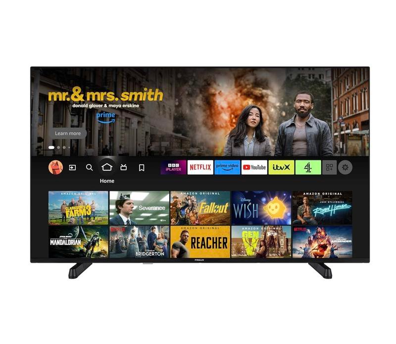 Finlux 50 inch 4K HDR LED Smart TV - MU24F - Netflix - YouTube - Prime Video - Disney+ - Now TV - TNT Sports - Alexa - Dolby Atmos - Dolby Vision - DTS Virtual X - DTS HD - Motion Flow - Micro Dimming